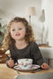 Zilverstad Kinderservies Prinses 5-delig porselein/RVS (kinderbestek + servies)