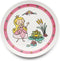 Zilverstad Kinderservies Prinses 5-delig porselein/RVS (kinderbestek + servies)