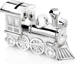 Zilverstad - Spaarpot Locomotief 15,5x5,5x8cm vz/l