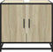 vidaXL - Wastafelkast - 65x33x60 - cm - bewerkt - hout - sonoma - eikenkleurig