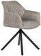Stoel DKD Home Decor Zwart Grijs 55 x 58 x 83 cm