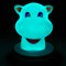 Alecto SILLY HIPPO - LED Nachtlampje - Automatisch uit na 30 min - Blauw