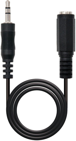 Nanocable 10.24.0203 - Kabel Audio - 3.5mm analoog - Zwart