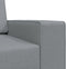 vidaXL - Vloersofa - Bed - 2-in-1 - Lichtgrijs - 245x150x60,5 - cm - Stof