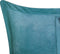 ZINNIA - Sierkussen set van 2 - Blauw - 43 x 43 cm - Corduroy