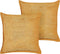ZINNIA - Sierkussen set van 2 - Geel - 43 x 43 cm - Corduroy