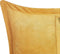 ZINNIA - Sierkussen set van 2 - Geel - 43 x 43 cm - Corduroy