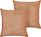 ZINNIA - Sierkussen set van 2 - Oranje - 43 x 43 cm - Corduroy