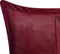 ZINNIA - Sierkussen set van 2 - Rood - 43 x 43 cm - Corduroy