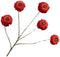 Zinnia tak rood 91 cm Silk-Ka