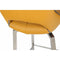 Zipcode Design Barstoel Virginia - 1 Stuk - 75 cm Zithoogte - 53 x 42 x 106 cm - Geel