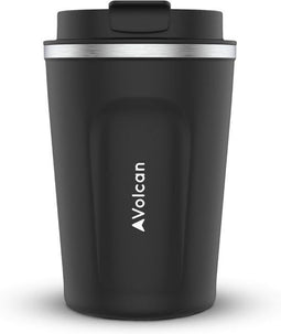 Volcan Koffiebeker To Go (2023) - Thermosbeker - Lekvrij - 380ml - Zwart