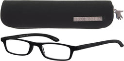 ZIPPER G27000 schwarz Kunststoffbrille im Etui Federtechnik +3.00 dpt