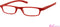 ZIPPER G27100 rot Kunststoffbrille im Etui Federtechnik +1.00 dpt
