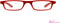 ZIPPER G27100 rot Kunststoffbrille im Etui Federtechnik +1.00 dpt