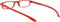 ZIPPER G27100 rot Kunststoffbrille im Etui Federtechnik +2.50 dpt