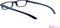 ZIPPER G27300 blau Kunststoffbrille im Etui Federtechnik +1.50 dpt