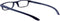 ZIPPER G27300 blau Kunststoffbrille im Etui Federtechnik +3.00 dpt