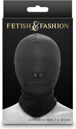 Zippered Mouth Hood