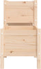 vidaXL - Plantenbak - 178,5x44x75 - cm - massief - grenenhout