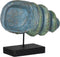 Decoratieve figuren Blauw Bruin Groen Schelp 38 x 20 x 33 cm