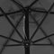 vidaXL - Parasol - met - metalen - paal - 300 - cm - antraciet