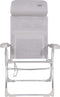 Crespo AL/206 - Strandstoel - Compact - Verstelbaar in 7 standen - Licht grijs