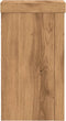 vidaXL - Plantenstandaards - 2 - st - 10x10x18 - cm - hout - artisanaal - eiken