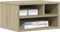 vidaXL - Printerkastje - 40x32x22,5 - cm - bewerkt - hout - sonoma - eikenkleurig