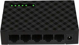 Iggual GES5000 - Netwerk Switch - 10 Gbps Gigabit Ethernet Black