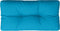 vidaXL - Palletkussen - 80x40x12 - cm - stof - lichtblauw