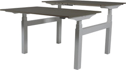 Zit Sta Bureau (2pp) - Elek 140x80/80 logan - alu frame