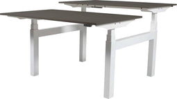 Zit Sta Bureau (2pp) - Elek 160x80/80 robson - wit frame