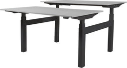 Zit Sta Bureau (2pp) - Elek 180x80/80 grijs - zw frame