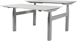 Zit Sta Bureau (2pp) - Elek 180x80/80 krijtwit - alu frame