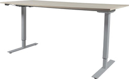 Zit Sta Bureau - Elek 160x80 lindberg eik - alu frame
