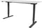 Zit Sta Bureau - Elektrisch 140x80 krijtwit - zwart frame