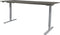 Zit Sta Bureau - Elektrisch 180x80 logan eik - alu frame