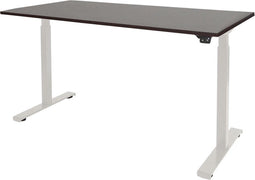 Zit Sta Bureau - Elektrisch 180x90 logan -wit frame