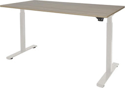 Zit Sta Bureau - Elektrisch 180x90 robson -wit frame