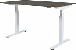Zit Sta Bureau - Plus Elek 160x80 robson - wit frame