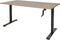 Zit Sta bureau - Slinger 180x90 Havana Kersen - zwart frame