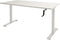 Zit Sta bureau - Slinger 180x90 krijtwit - wit frame