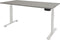 Zit Sta Bureau - T-poot Elek 180x90 grijs -wit frame