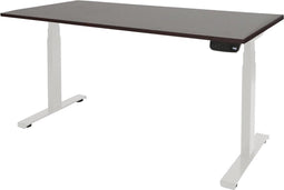 Zit Sta Bureau - T-poot Elek 180x90 logan -wit frame