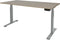 Zit Sta Bureau - T-poot Elek 180x90 robson -alu frame
