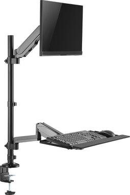 Zit sta werkplek - monitorbeugel toetsenbord bureausteun - werkstation