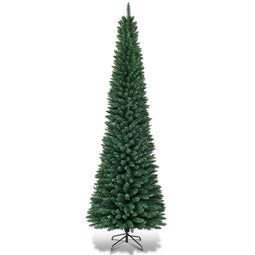 Coast Potlood Kerstboom 270 cm - Slanke Kunstkerstboom - 1500 Takken - Groen