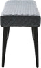 Zitbank Stof Grijs - 34x160cm - 2 Zitplekken - Bank Ottowa - Giga Living