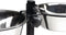 Beeztees Standaard - Dinerset Hond - 2 RVS bakken - Zwart - 25 cm
